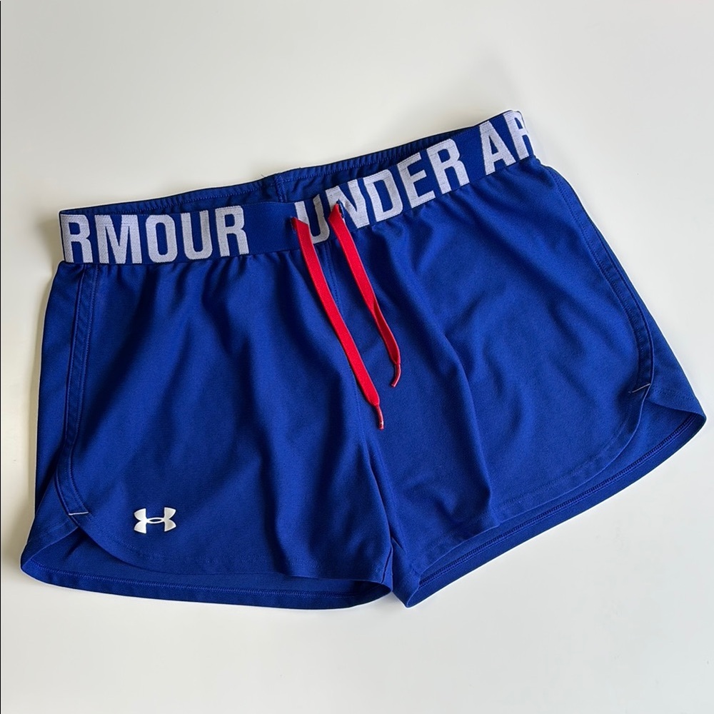 Under Armour Blue Athletic Running Shorts Lightweight Performance Women’s Small
